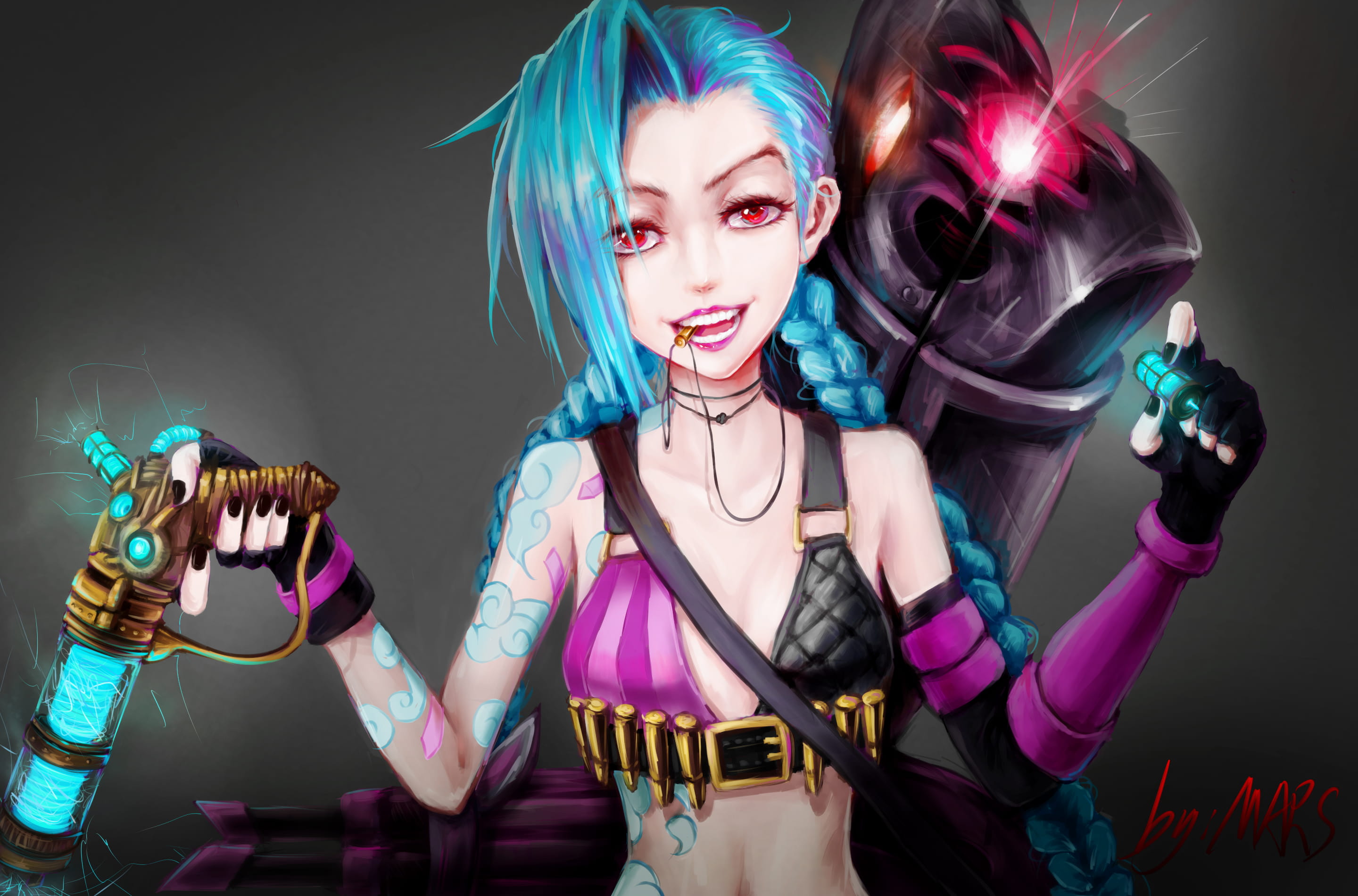 规则 就是用来打破的 JinX桌面壁纸