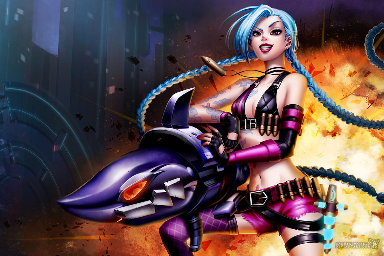 规则 就是用来打破的 JinX桌面壁纸