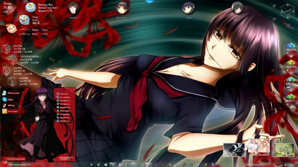 动漫主题下载 黄昏少女×失忆win7主题下载