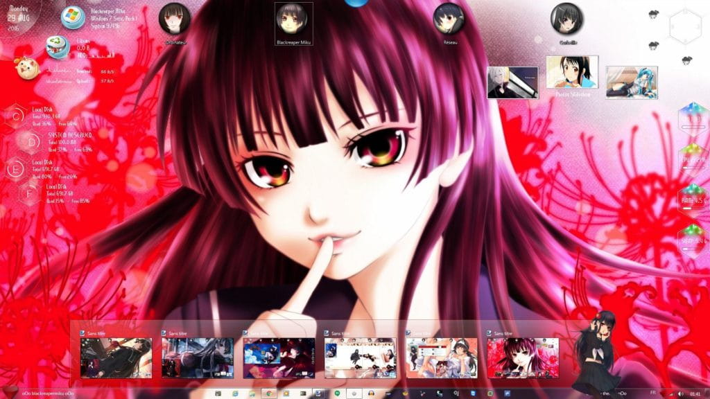 动漫主题下载 黄昏少女×失忆win7主题下载