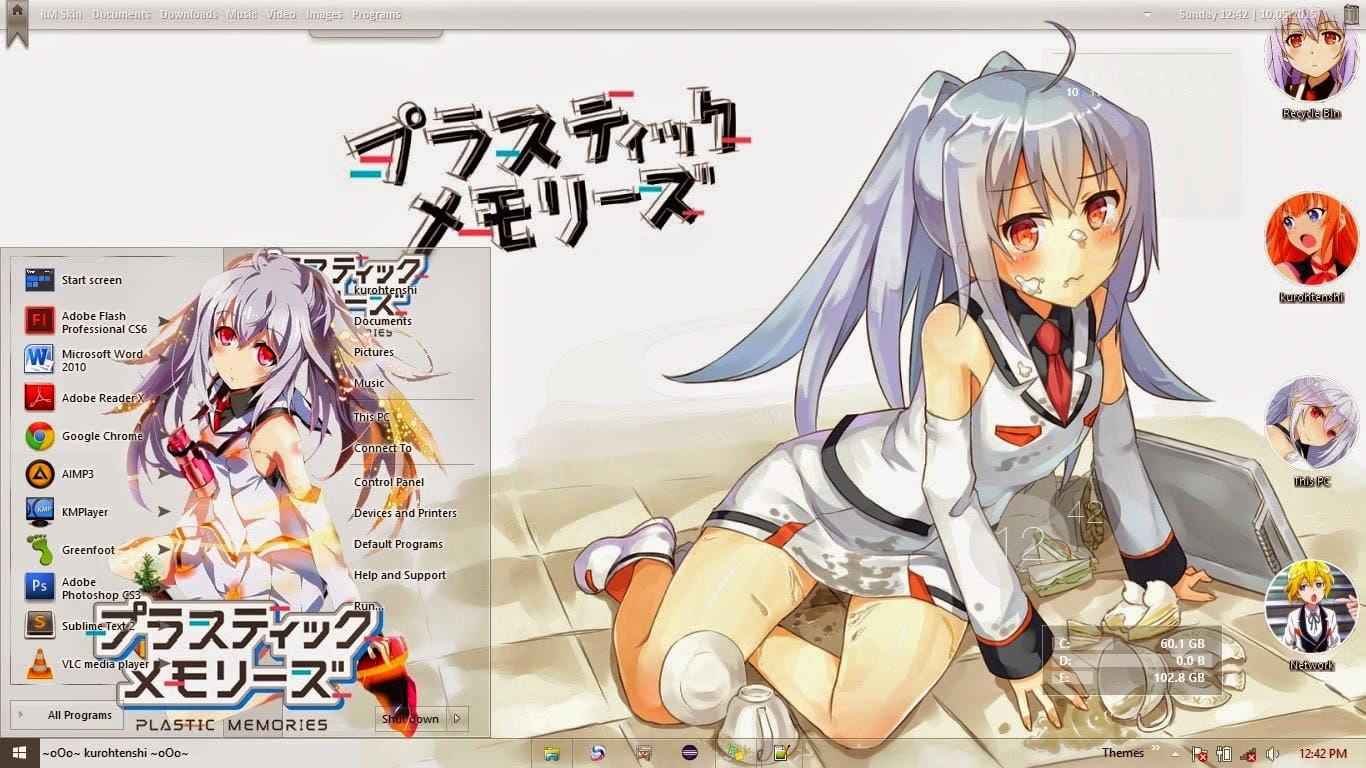 智能机器人恋爱故事 可塑性记忆 win8主题