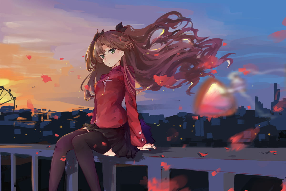 成熟完美的傲娇小公主 远坂凛 壁纸美图