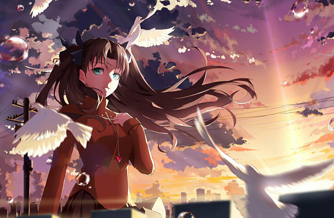 成熟完美的傲娇小公主 远坂凛 壁纸美图