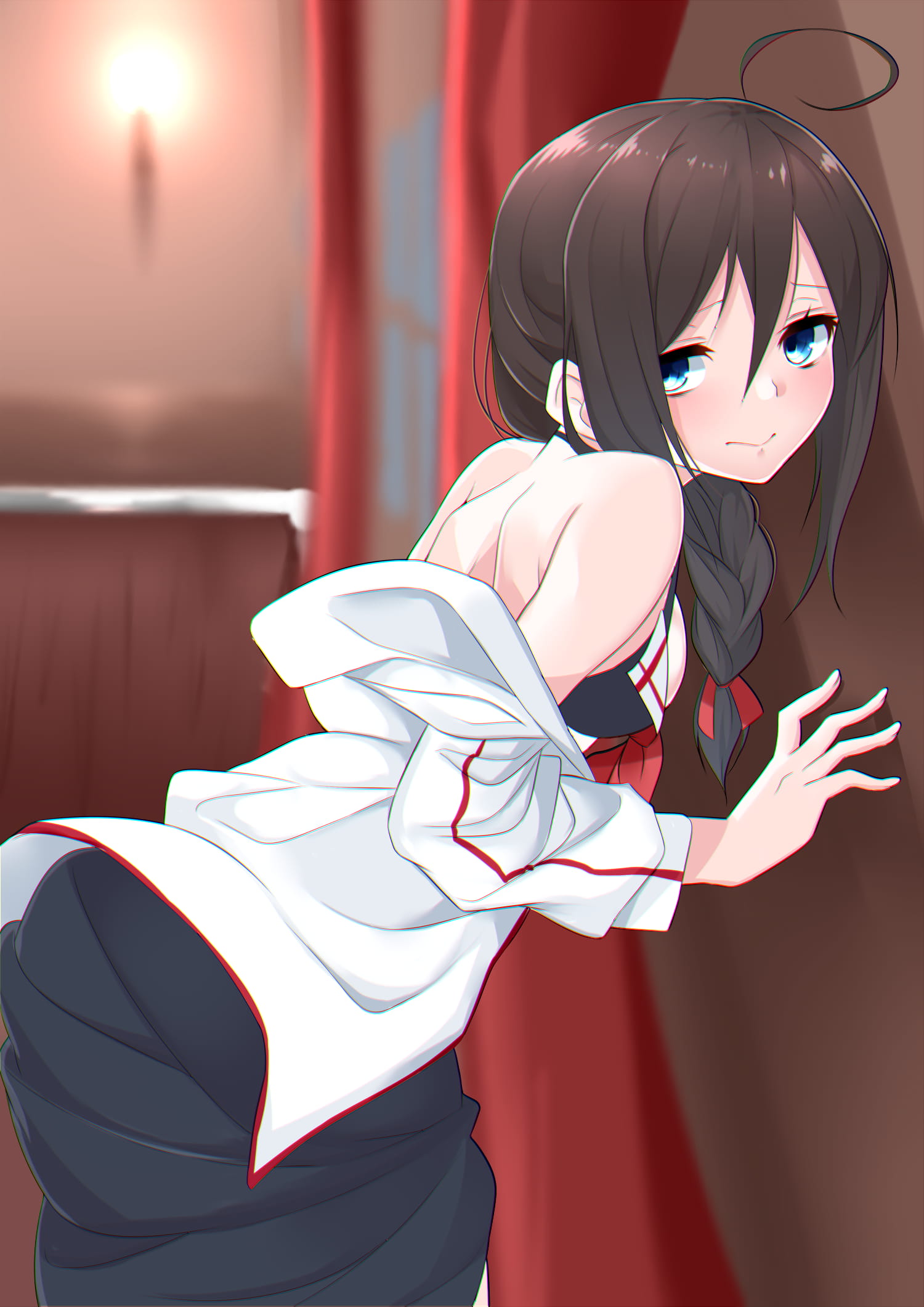 二次元娇羞萝莉主题 手机壁纸下载