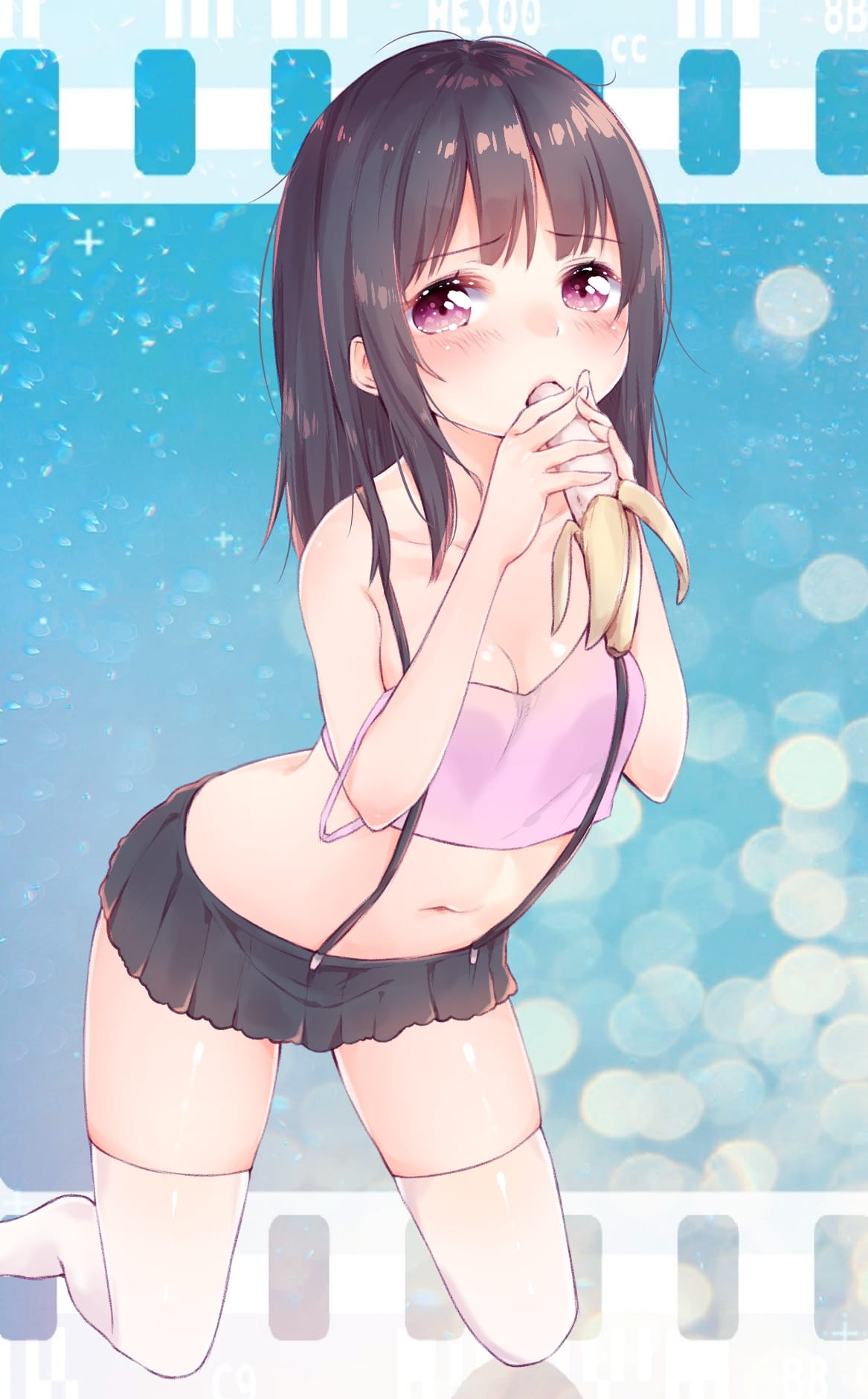 二次元娇羞萝莉主题 手机壁纸下载