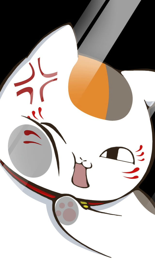 肥嘟嘟的猫咪老师 夏目友人帐 手机壁纸