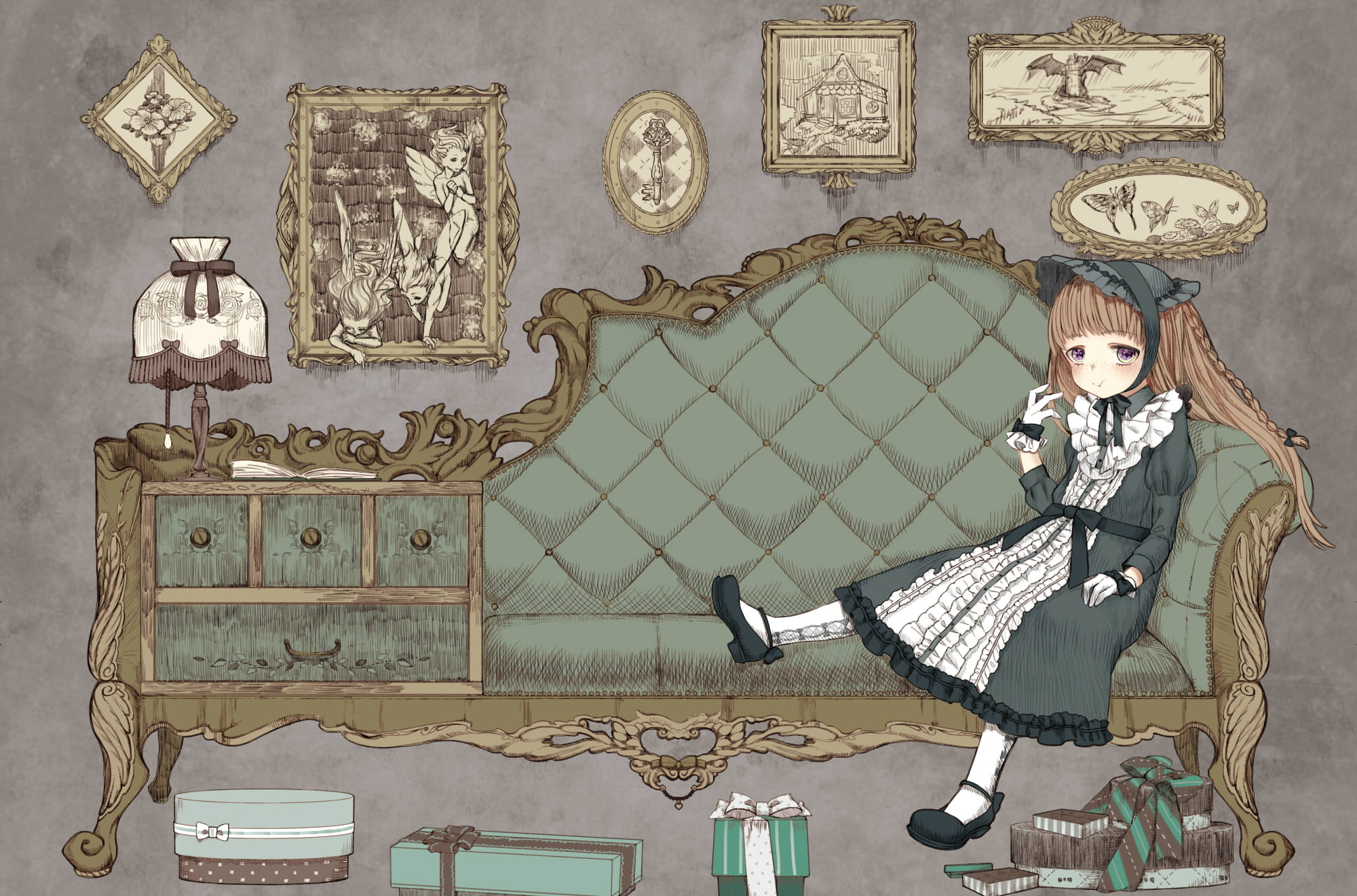 异国少女风情 Lolita美图壁纸放送