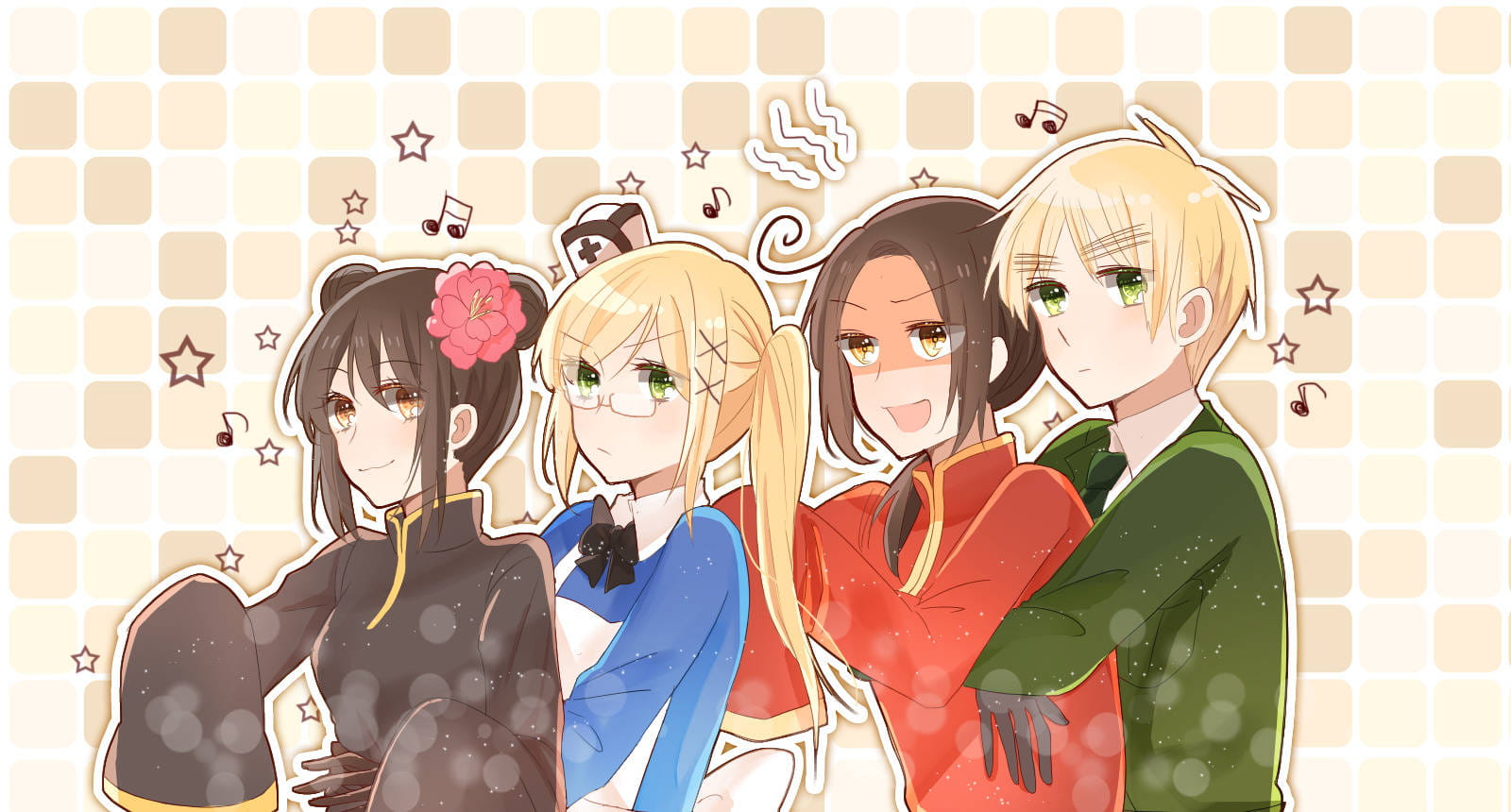 黑塔利亚 同人画集壁纸分享