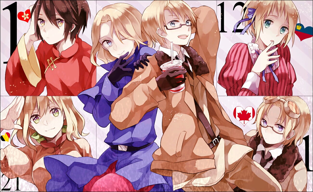 黑塔利亚 同人画集壁纸分享