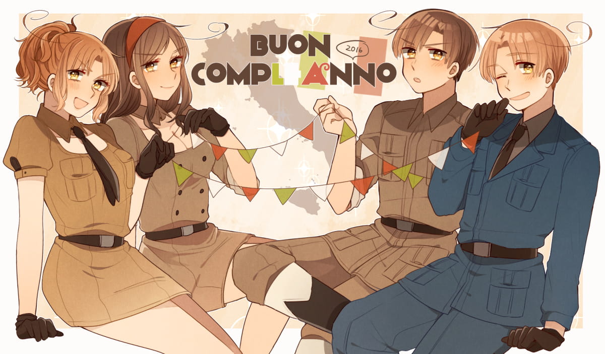 黑塔利亚 同人画集壁纸分享