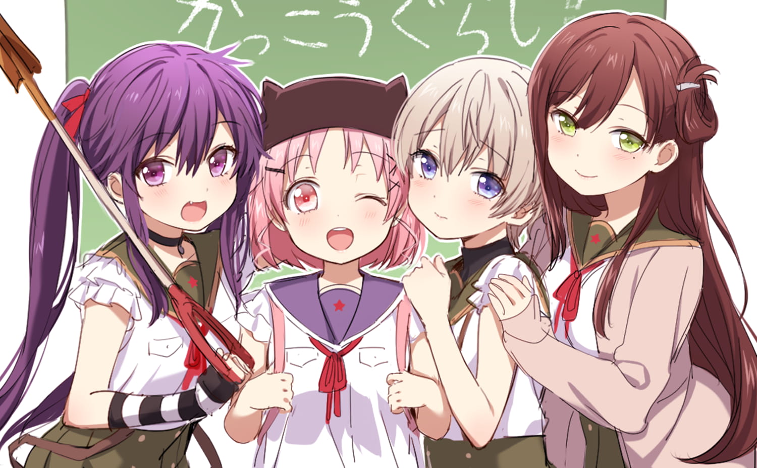 只属于我们的学园生活 学园孤岛 壁纸图集