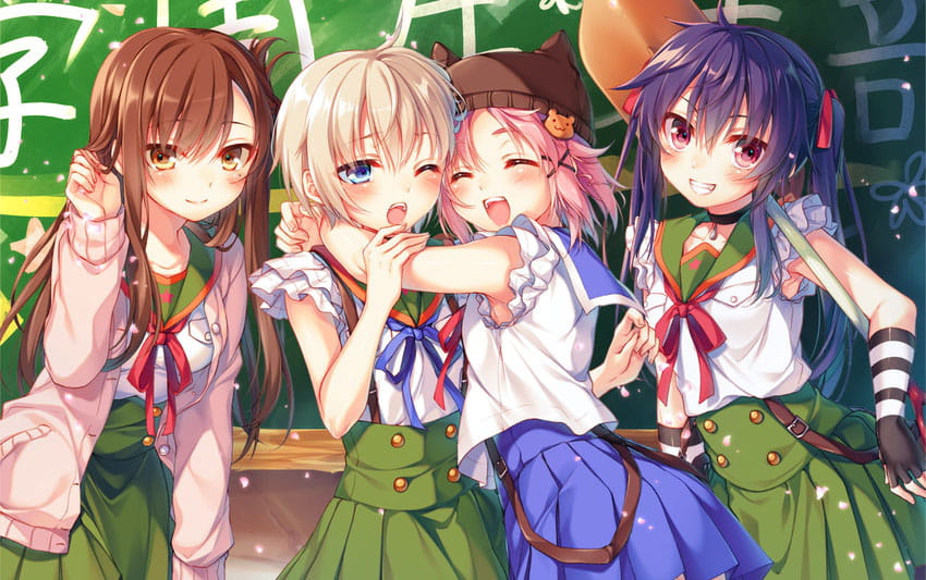 只属于我们的学园生活 学园孤岛 壁纸图集