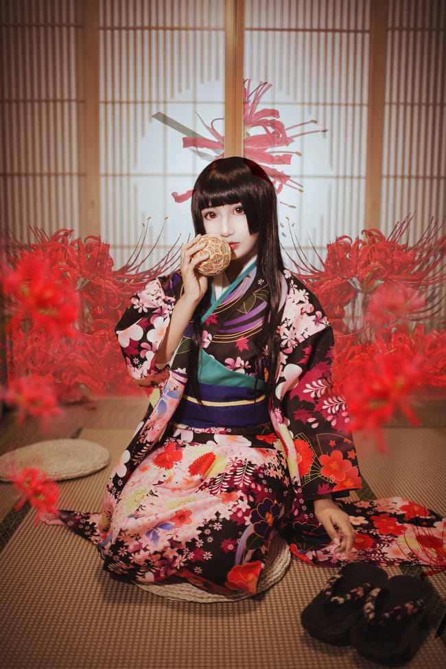 【授权】想死一次吗 地狱少女 阎魔爱COS