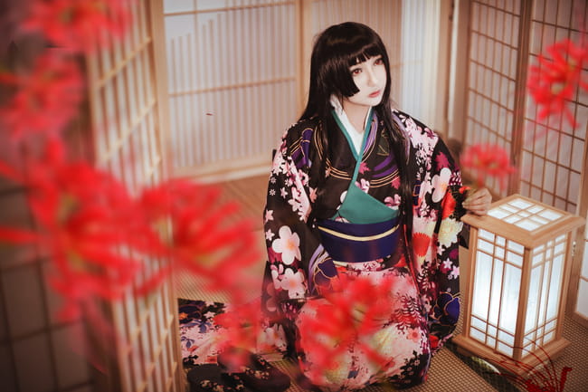 【授权】想死一次吗 地狱少女 阎魔爱COS