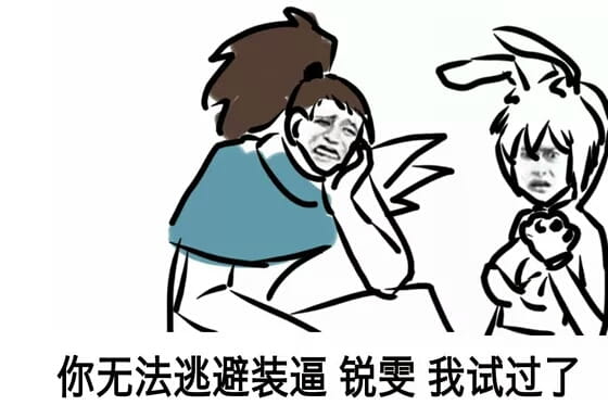 英雄联盟 亚索表情包 面对疾风吧