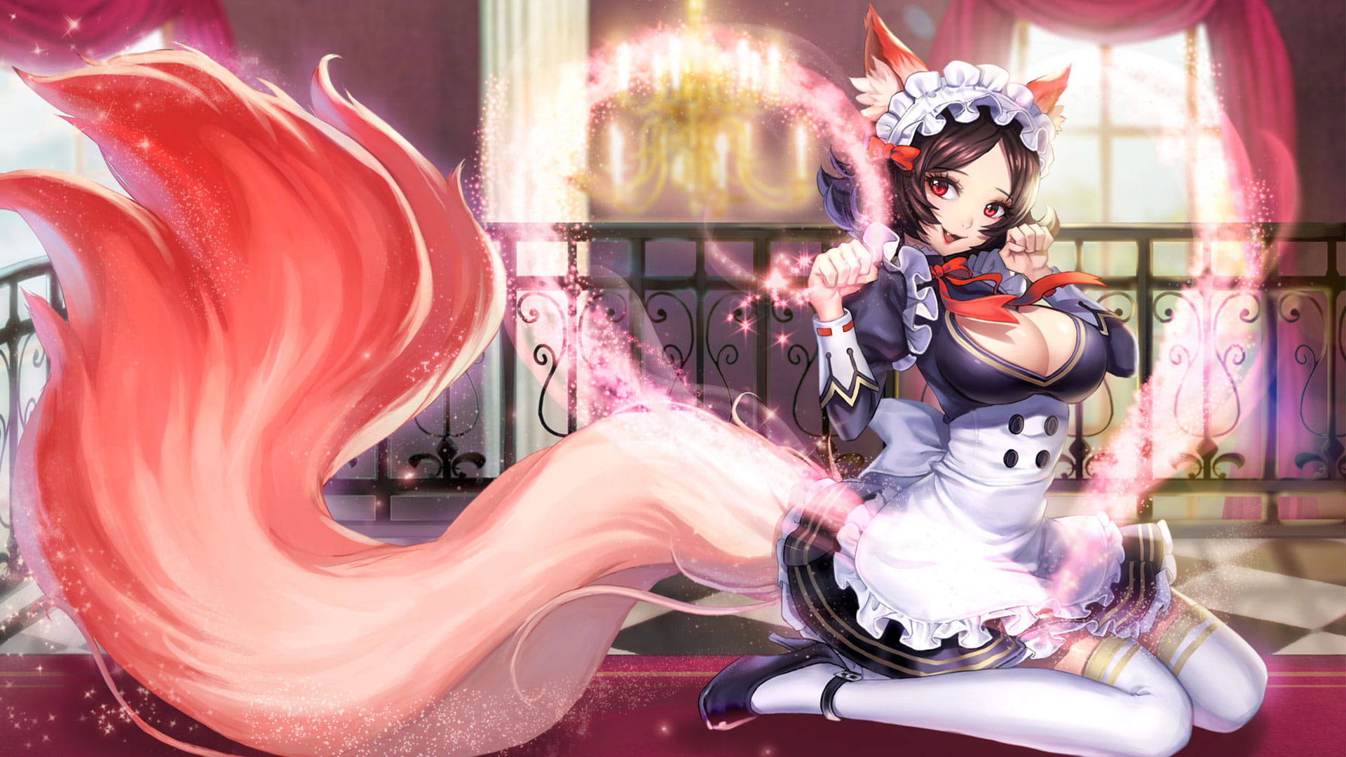 家中辛勤的身影 女仆壁纸图集