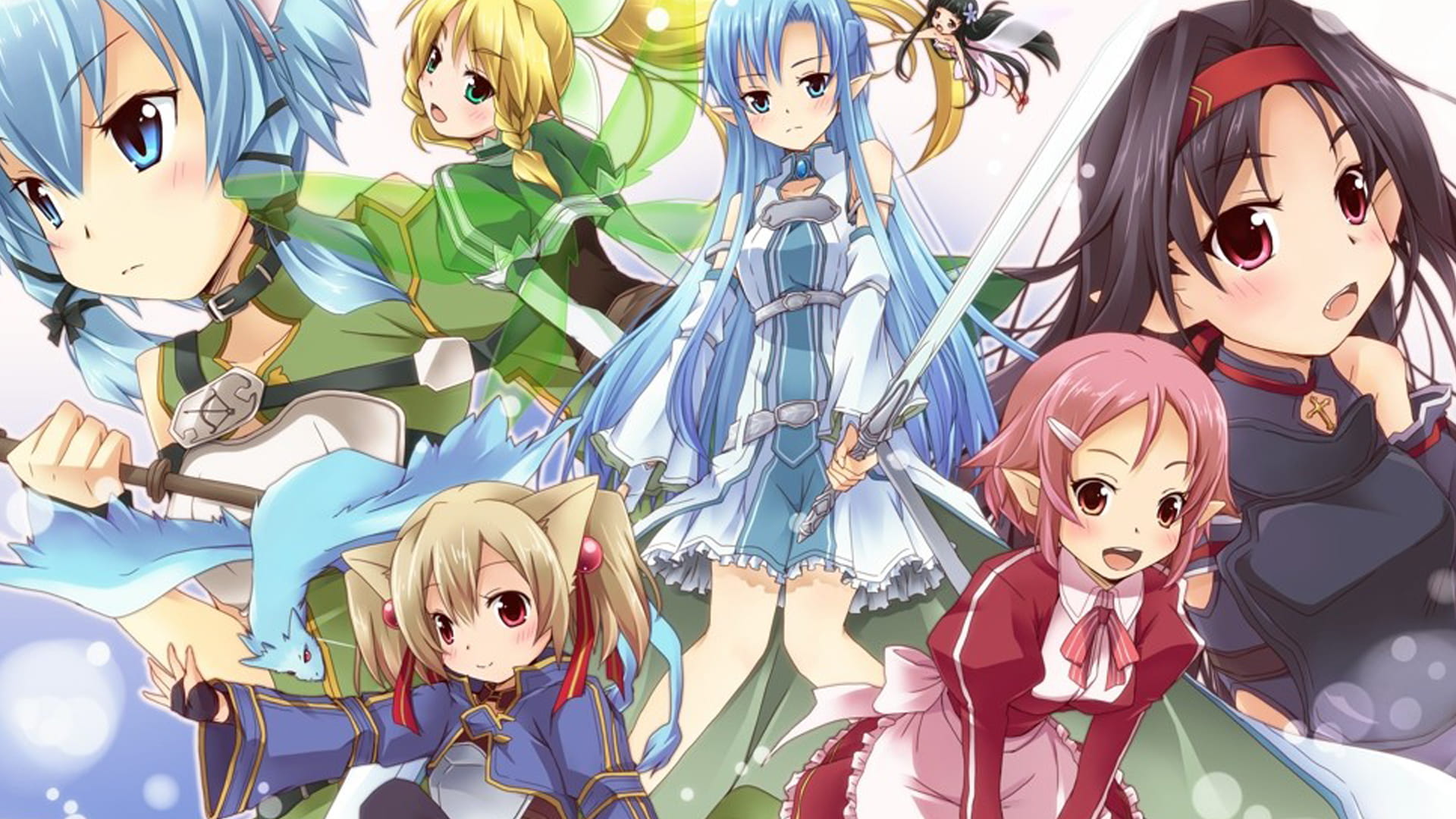 每周电脑壁纸推荐9.20期 刀剑神域亚丝娜专辑(1)