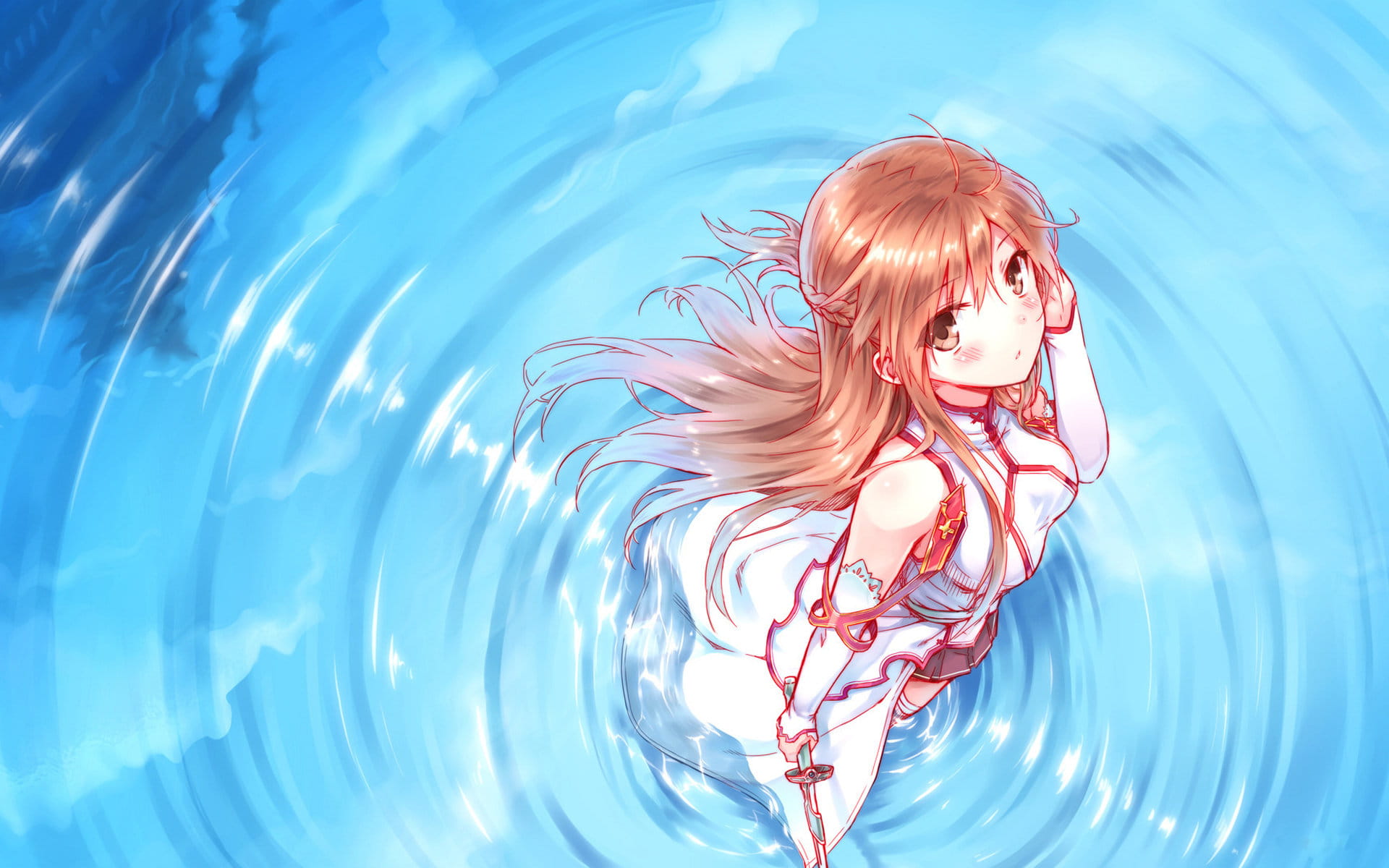 每周电脑壁纸推荐9.20期 刀剑神域亚丝娜专辑(1)