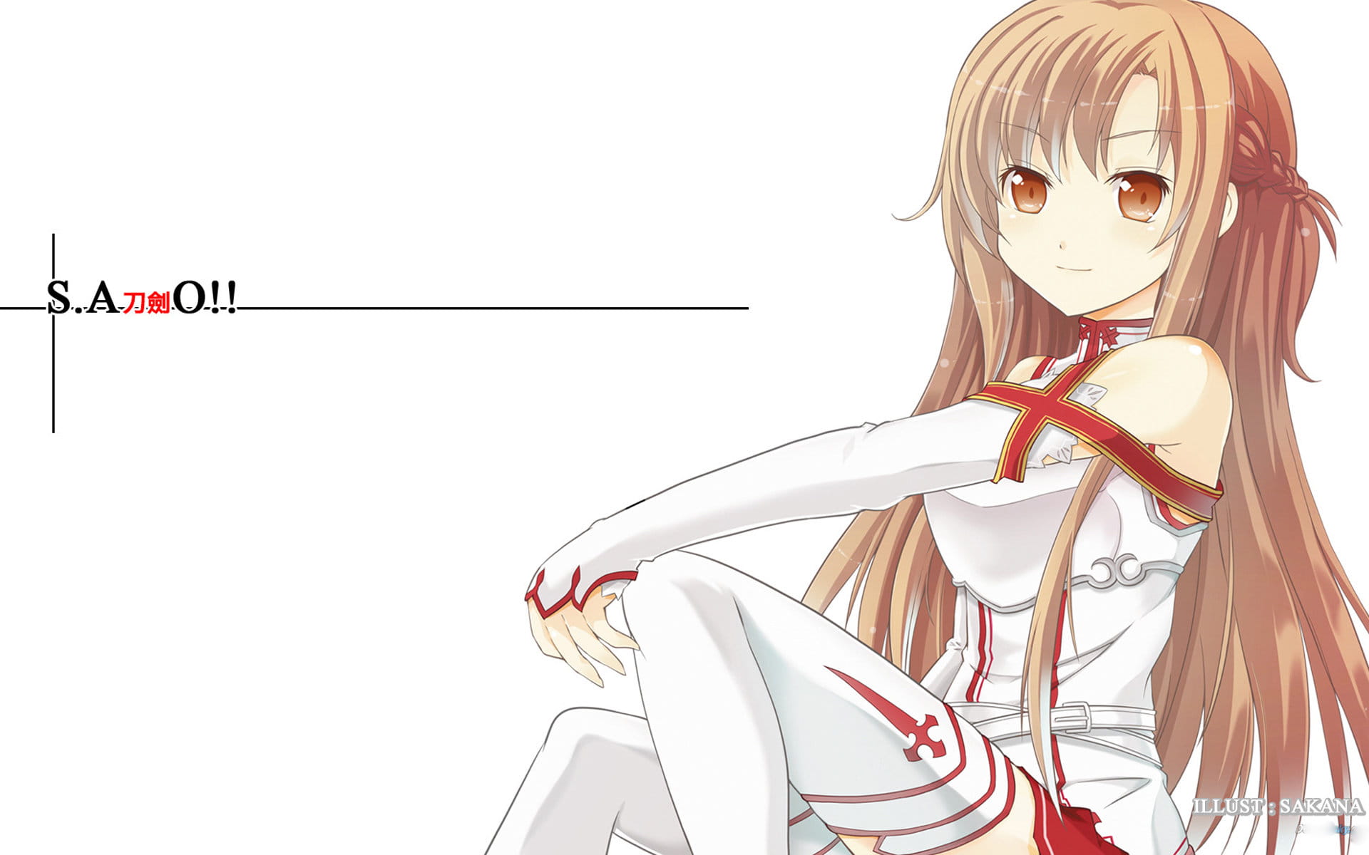 每周电脑壁纸推荐9.20期 刀剑神域亚丝娜专辑(1)