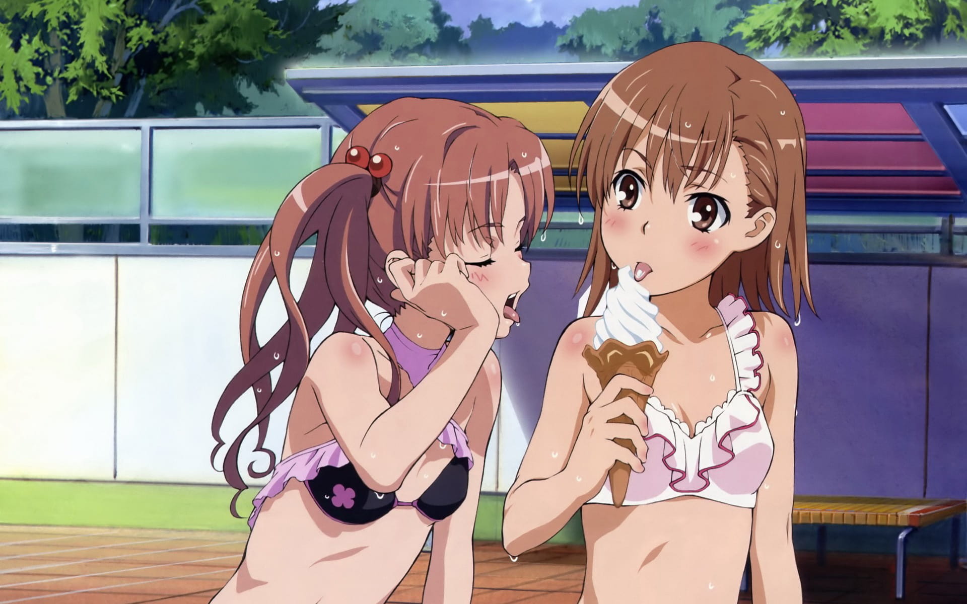 某科学的电磁炮s 御坂美琴&白井黑子 高清电脑壁纸下载(1)