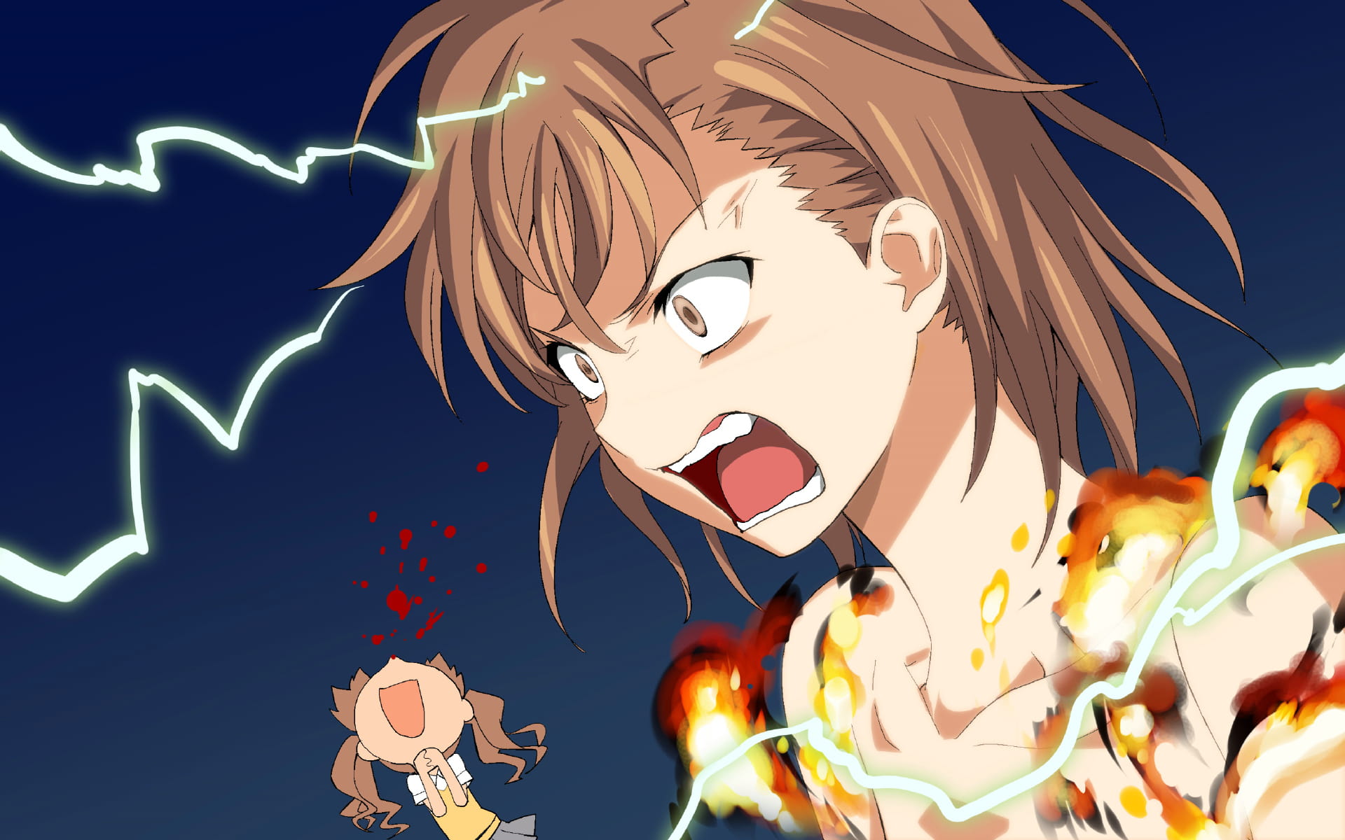 某科学的电磁炮s 御坂美琴&白井黑子 高清电脑壁纸下载(1)