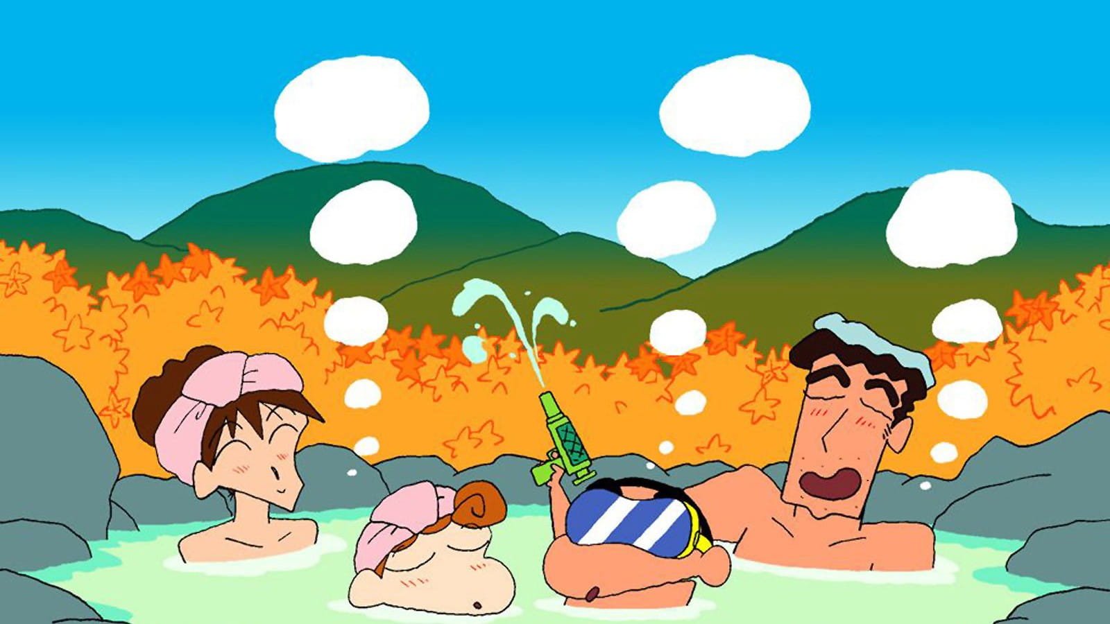 大象~大象~大象~蜡笔小新 电脑高清壁纸下载(1)