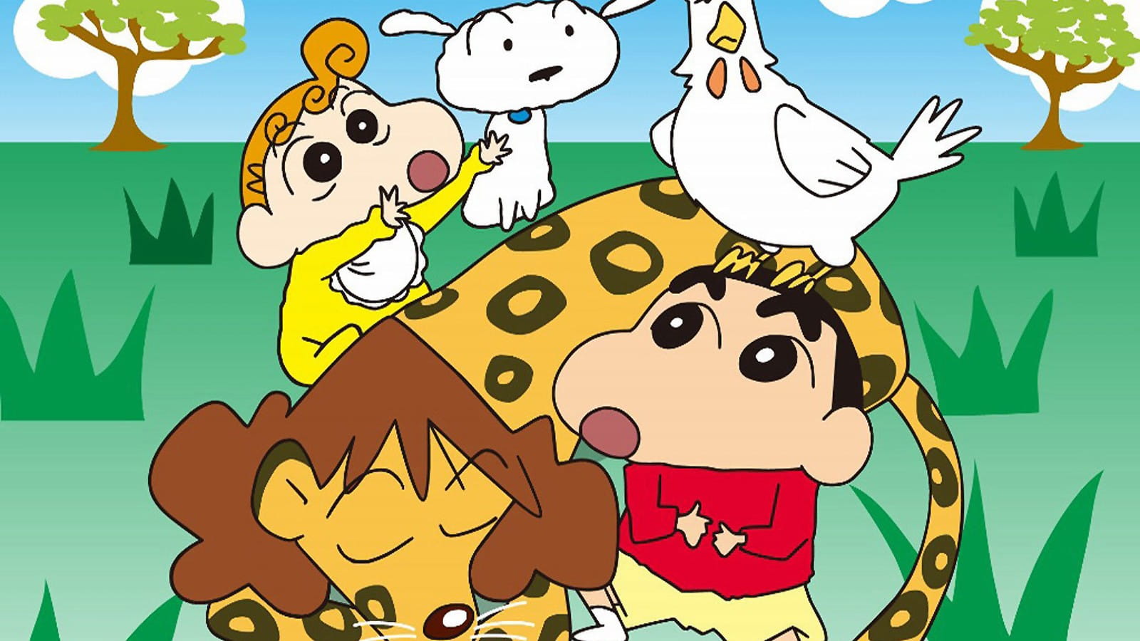 大象~大象~大象~蜡笔小新 电脑高清壁纸下载(1)