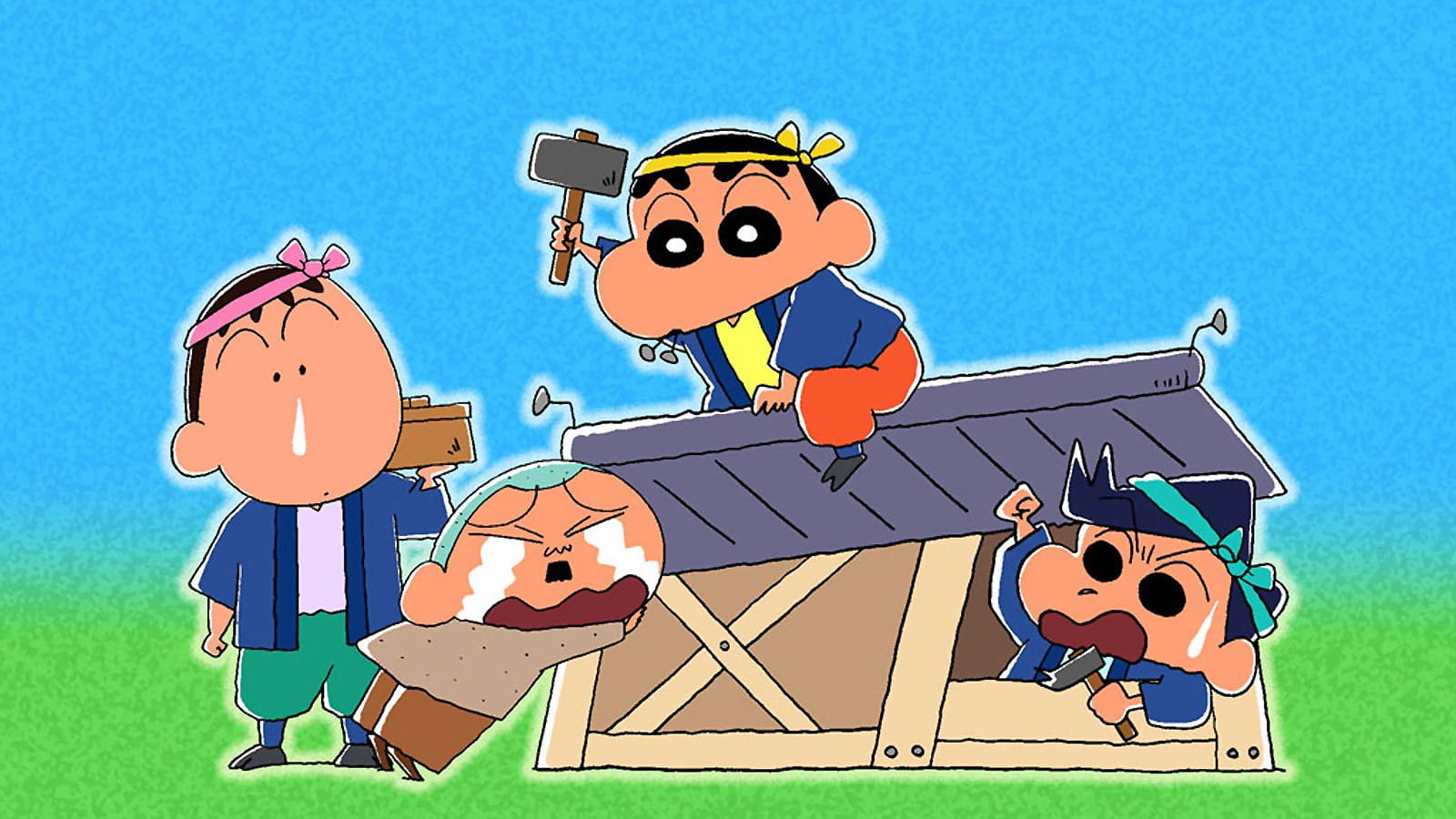 大象~大象~大象~蜡笔小新 电脑高清壁纸下载(1)