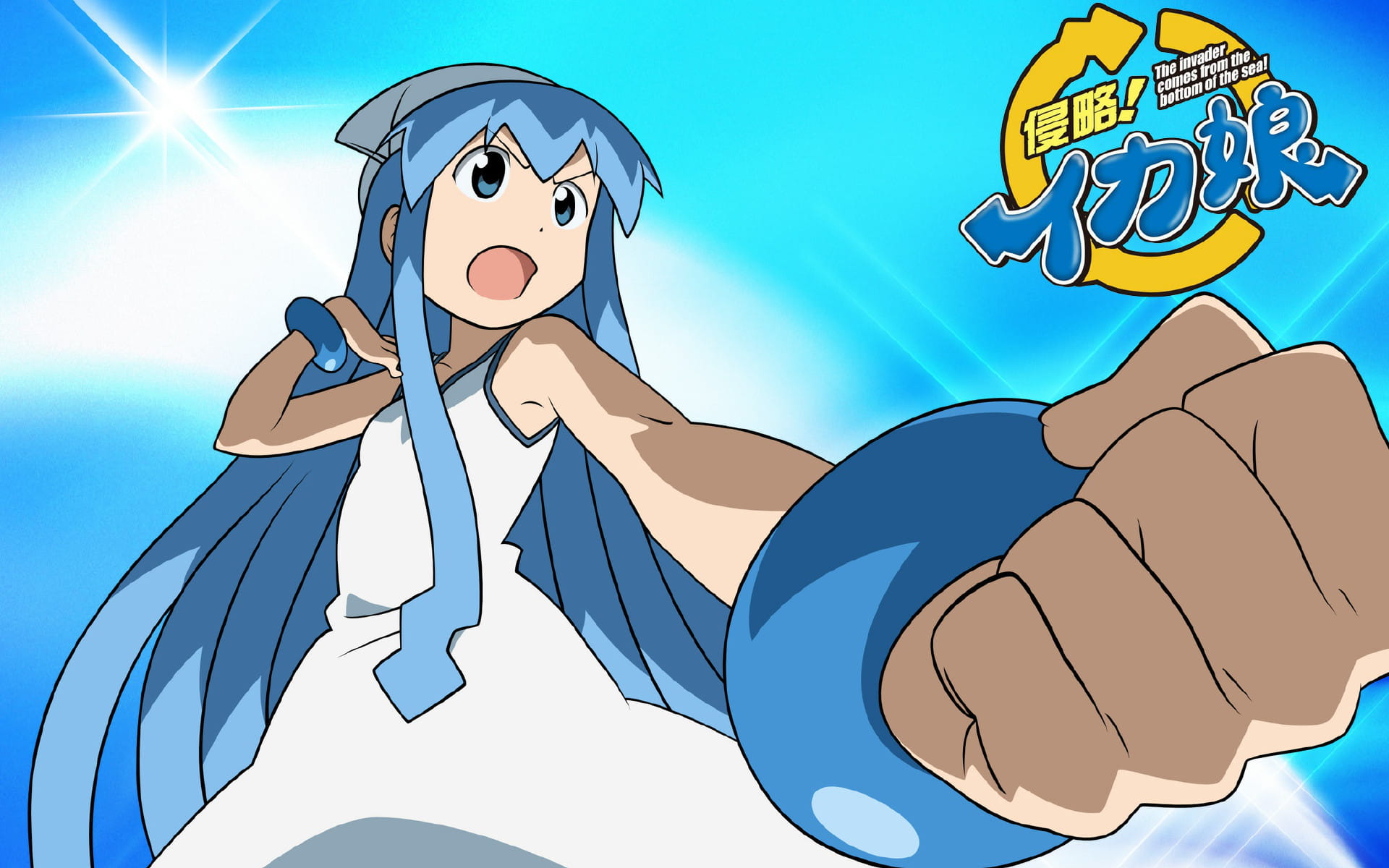 侵略!乌贼娘 高清电脑壁纸下载的说(1)