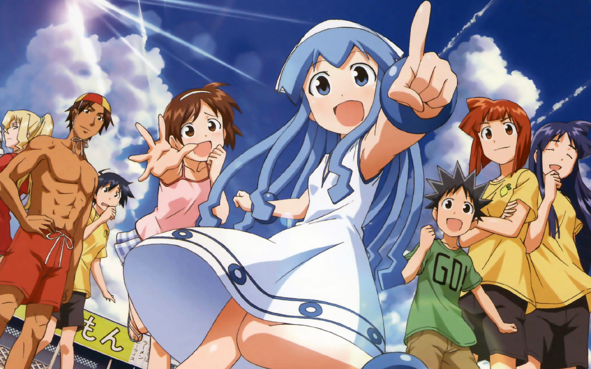 侵略!乌贼娘 高清电脑壁纸下载的说(1)