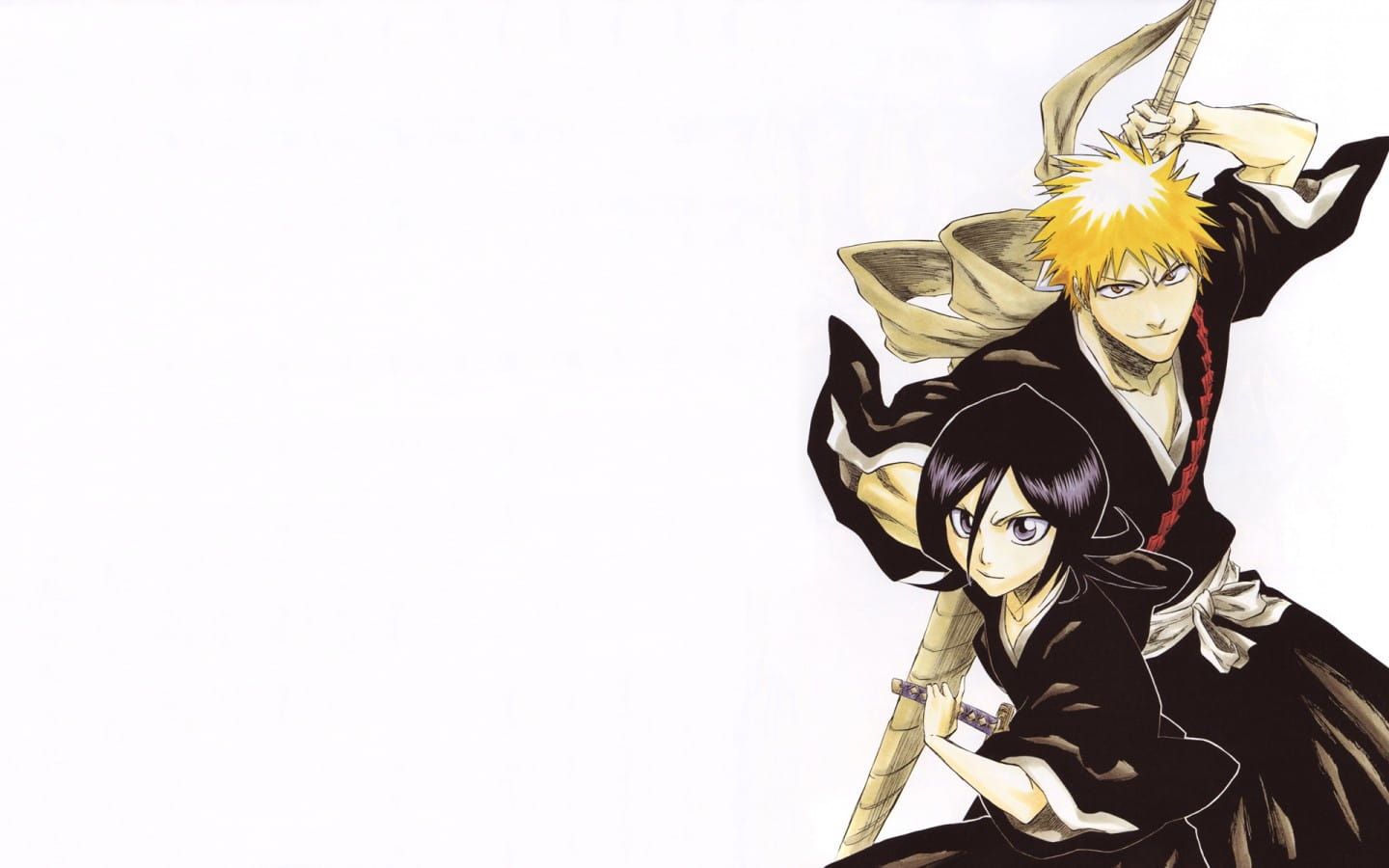 死神 黑崎一护&朽木露琪亚 高清电脑壁纸下载第一发(1)