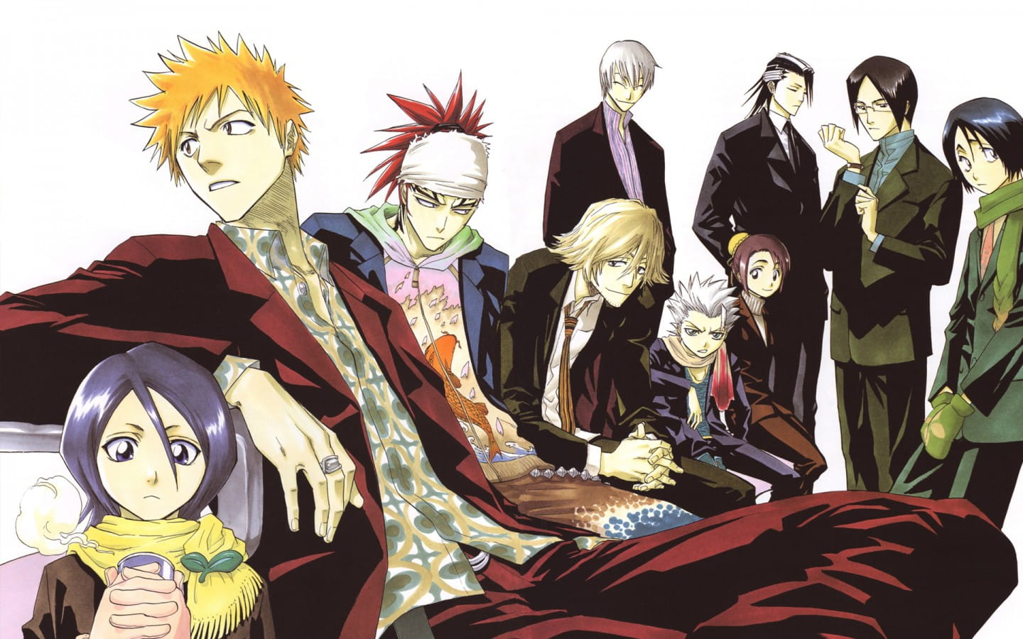 死神 黑崎一护&朽木露琪亚 高清电脑壁纸下载第一发(1)