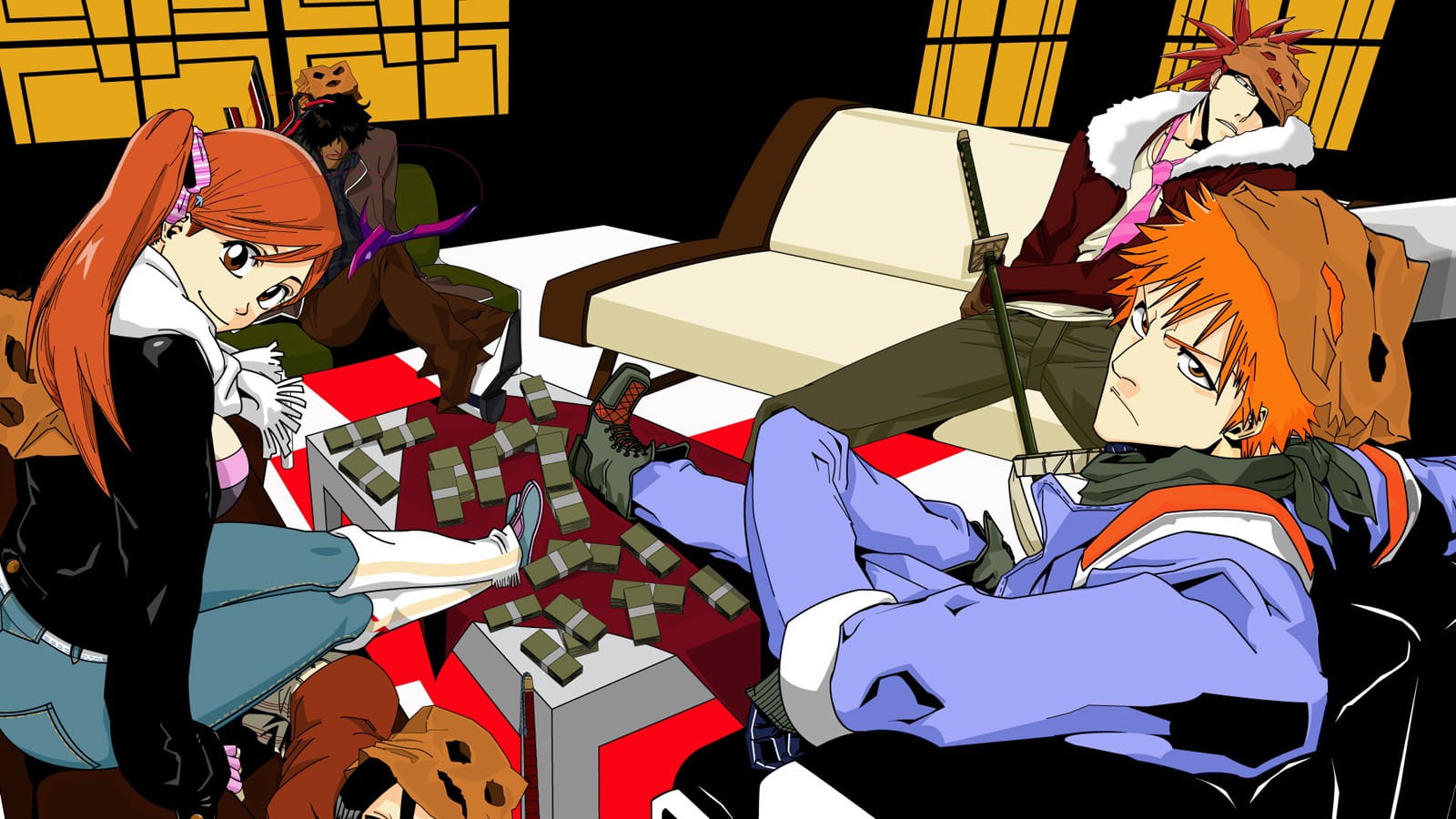 死神 黑崎一护&朽木露琪亚 高清电脑壁纸下载第一发(1)