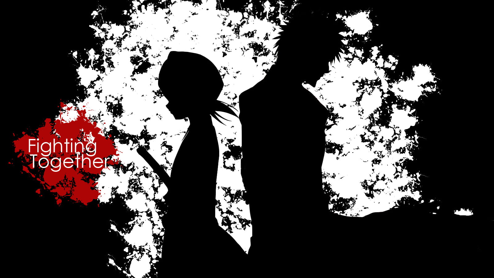 死神 黑崎一护&朽木露琪亚 高清电脑壁纸下载第一发(1)