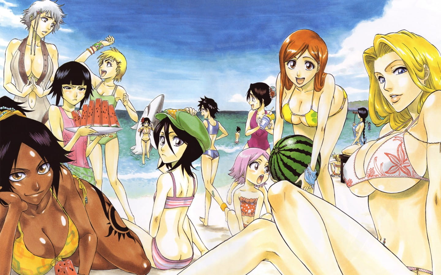 死神 黑崎一护&朽木露琪亚 高清电脑壁纸下载第二发(1)