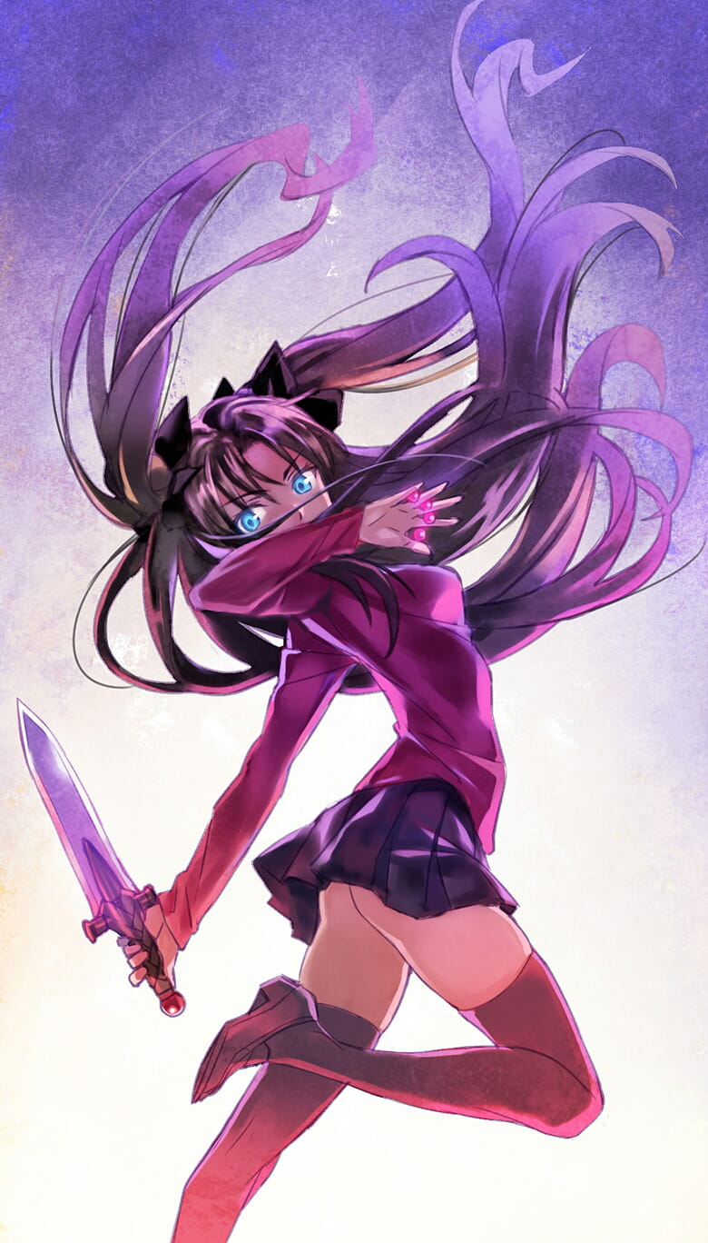 傲娇小公主 远坂凛手机壁纸分享