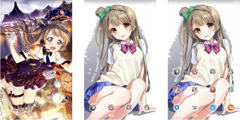 lovelive！南小鸟 安卓手机主题下载