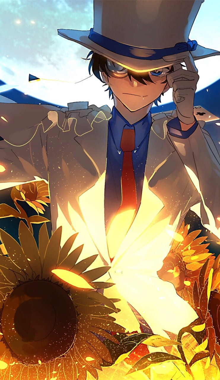 月光下的纯白身影  怪盗基德 安卓手机主题下载