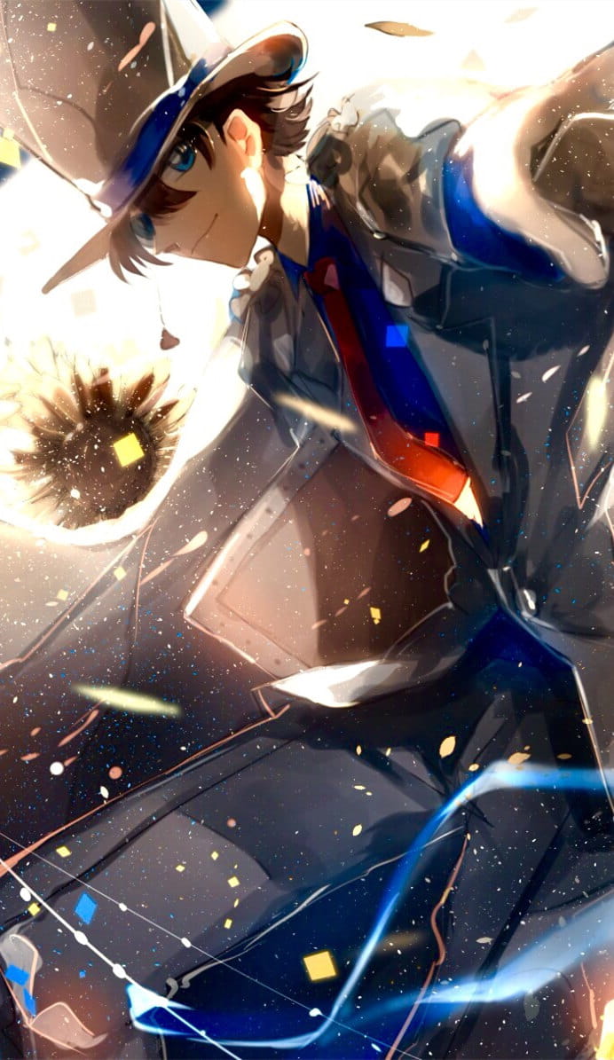 月光下的纯白身影  怪盗基德 安卓手机主题下载