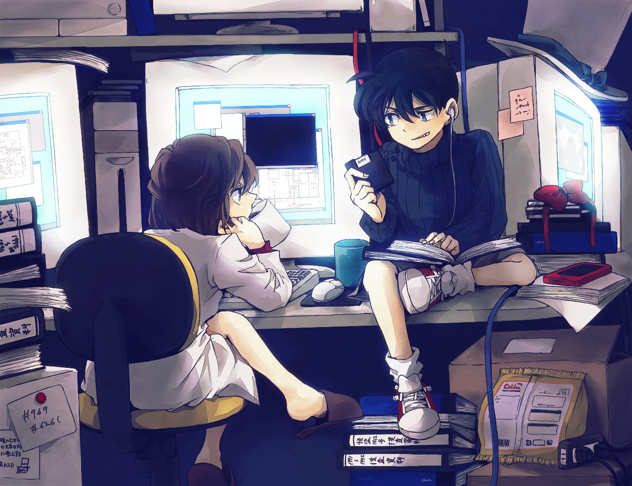 名侦探柯南 柯哀CP 安卓手机主题下载