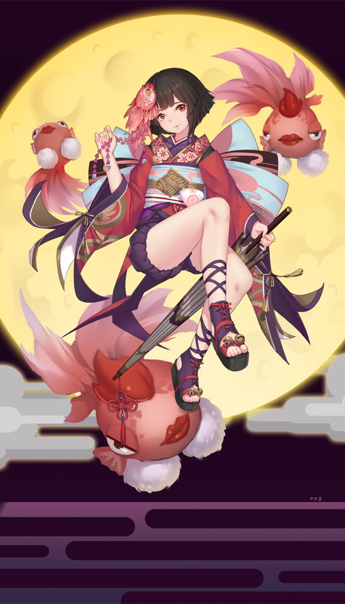 手游 阴阳师 神乐 安卓手机主题下载