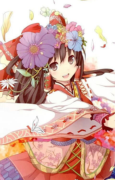 东方Project 神秘的巫女 博丽灵梦手机壁纸图集(1)