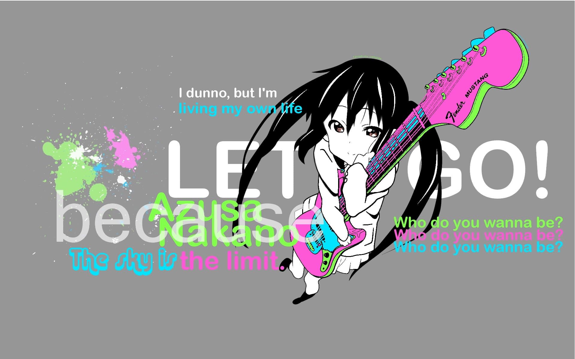 轻音少女 梓喵 高清电脑壁纸下载(1)