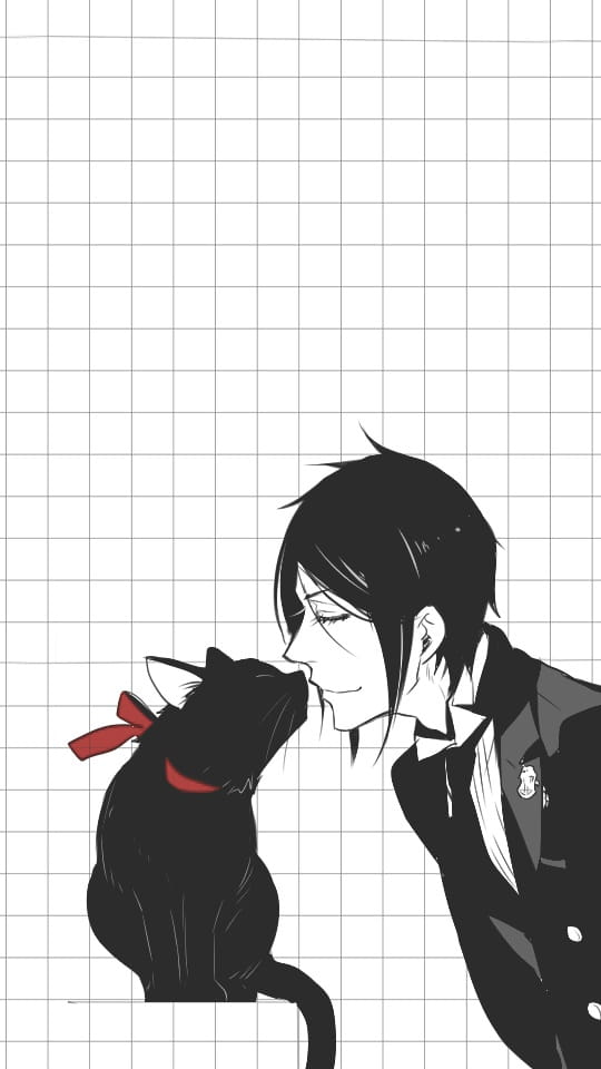 酷酷的黑执事 手机壁纸