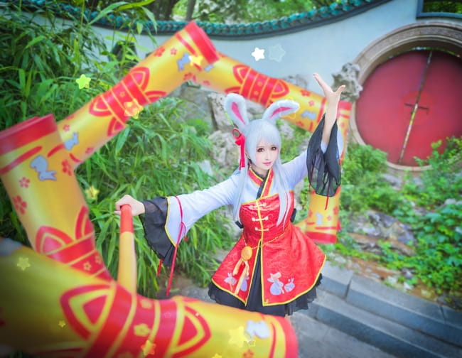 【授权】奇迹暖暖·月宫蟾兔COS