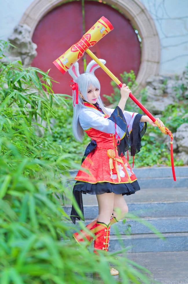 【授权】奇迹暖暖·月宫蟾兔COS