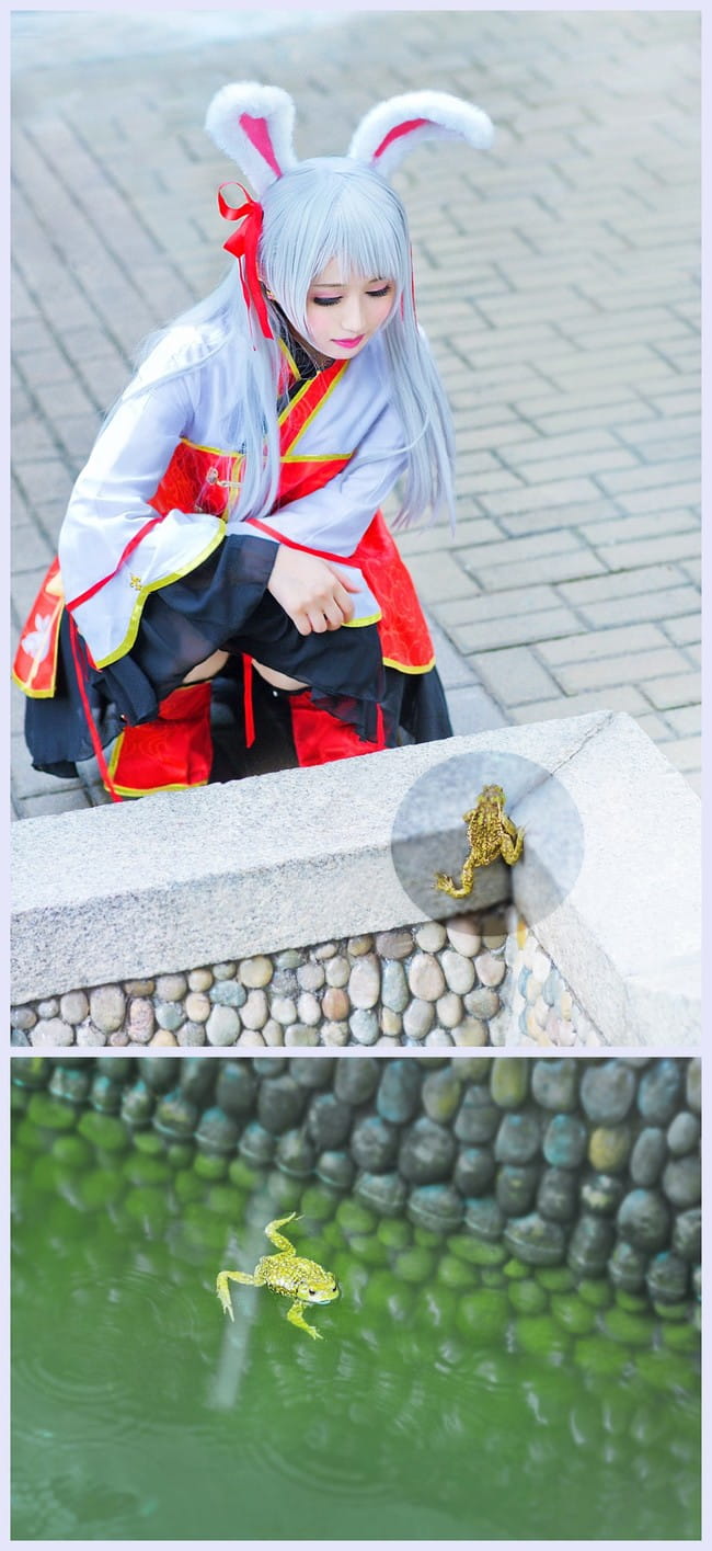 【授权】奇迹暖暖·月宫蟾兔COS