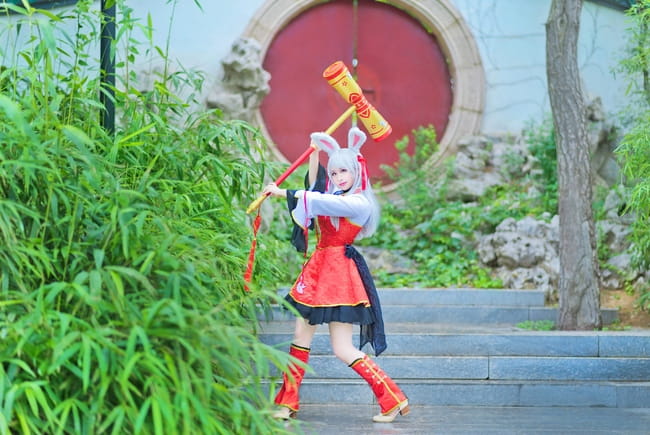 【授权】奇迹暖暖·月宫蟾兔COS