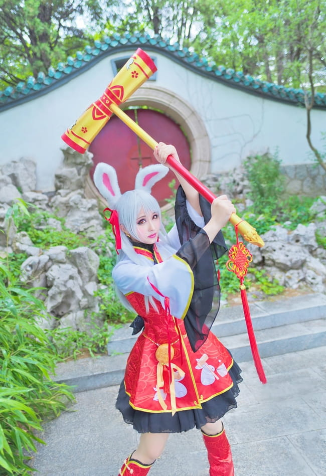 【授权】奇迹暖暖·月宫蟾兔COS
