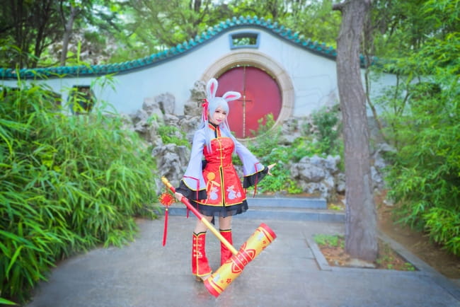 【授权】奇迹暖暖·月宫蟾兔COS